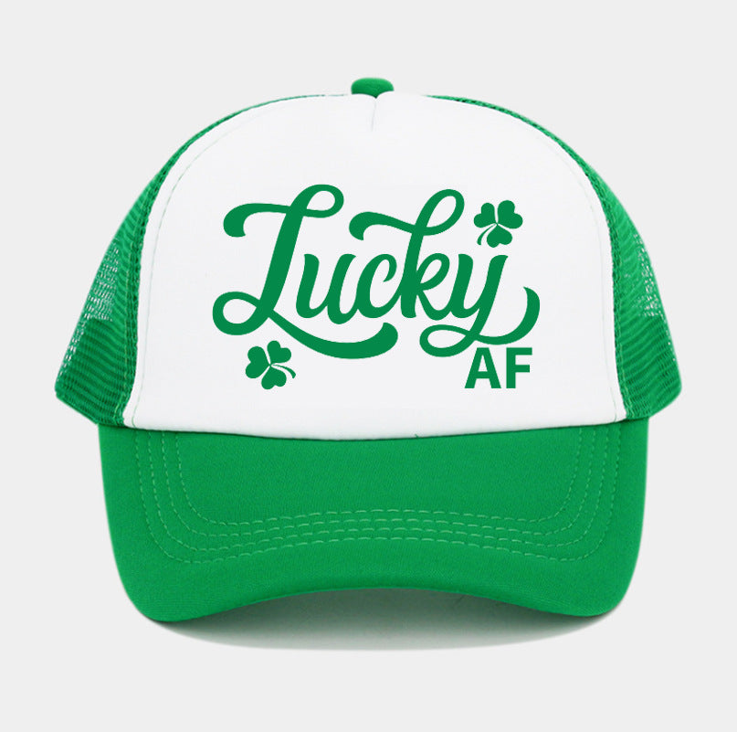 Wholesale lucky grass baseball cap Summer men and women couple Sun net hat peaked cap